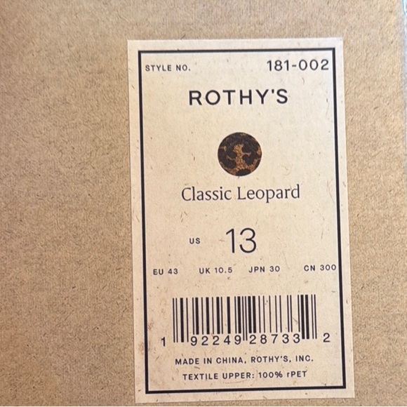 Rothy's Classic Leopard Print Footwear